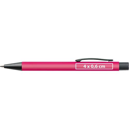 Plastic ballpoint pen with metal clip Plastic ballpoint pen with metal clip