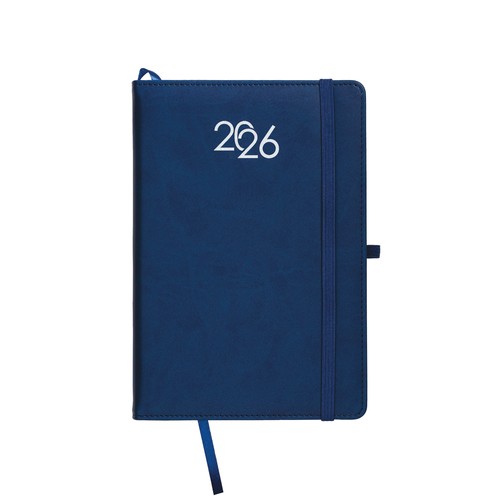 Agenda journalier 2026, couverture rigide en PU thermocollé avec piqûres sur les bords Agenda journalier 2026, couverture rigide en PU thermocollé avec piqûres sur les bords