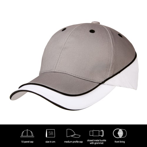 Luxury Cotton/Microfiber Sports Cap Luxury Cotton/Microfiber Sports Cap