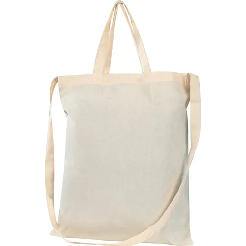 Borsa in cotone con tre manici Borsa in cotone con tre manici
