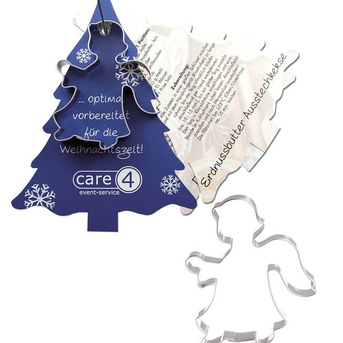 Baking shape with recipe book fir tree – standard design