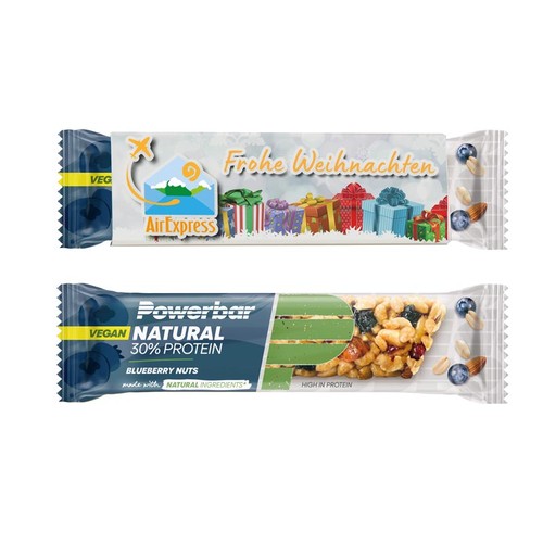 Powerbar with printed sleeve - Natural Protein Powerbar with printed sleeve - Natural Protein