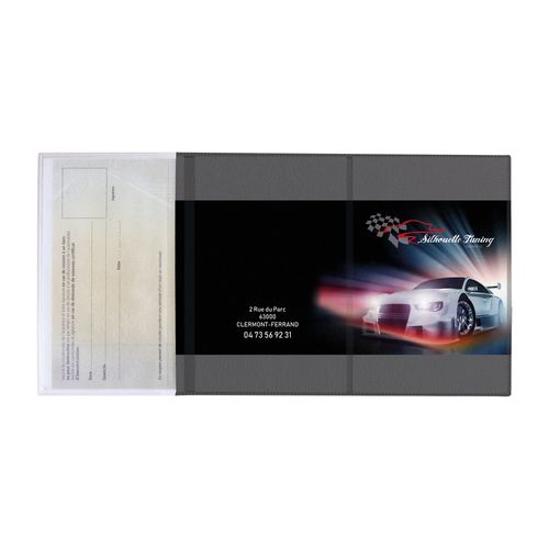 PORTE-CARTE GRISE IMIT CUIR