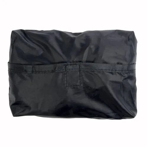 Polyester foot mat. Can be folded and turned into a bag for damp clothes (65 cm diameter w Polyester foot mat. Can be folded and turned into a bag for damp clothes (65 cm diameter w
