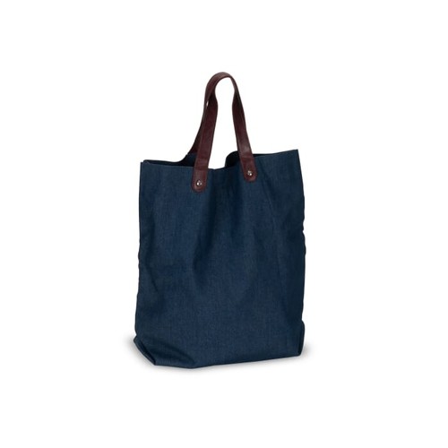 Boodschappentas canvas Denim 310g/m² 42x13x43cm
