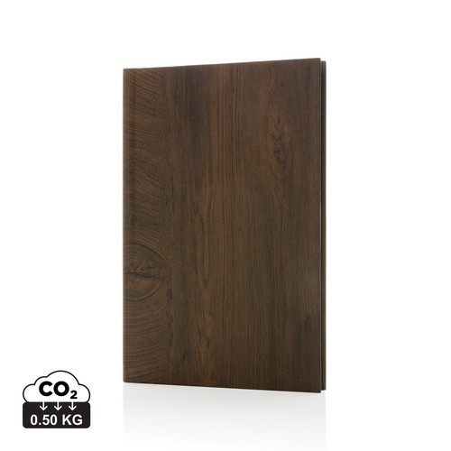 Cahier A5 imprimé bois Kavana