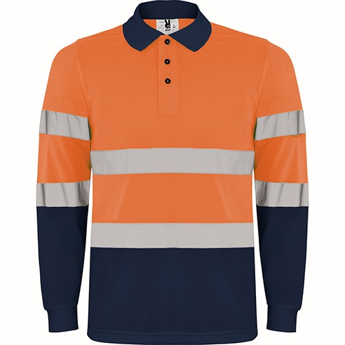 High-vis polo shirt POLARIS L/S High-vis polo shirt POLARIS L/S
