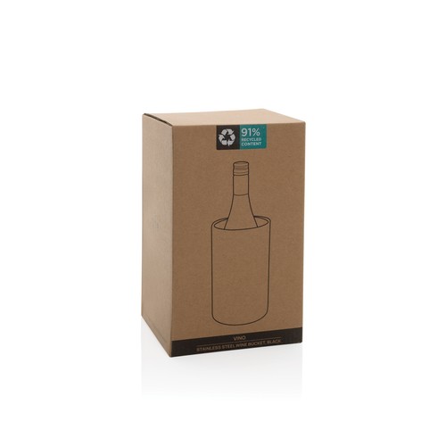 Vino RCS certified recycled stainless steel wine bucket Vino RCS certified recycled stainless steel wine bucket