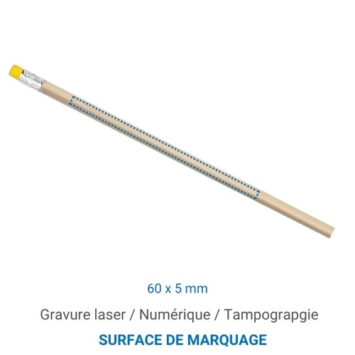 Crayon BUDGET - Jaune