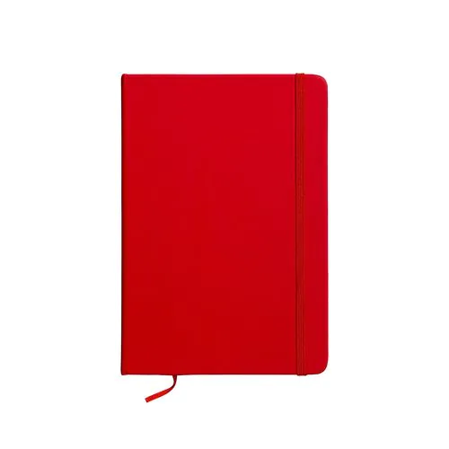 Carnet avec couverture en PU recyclé avec feuilles lignées (80 pag.)