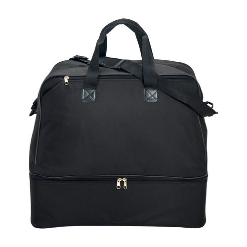 600D polyester sports/travel bag with shoe compartment (without tray) 600D polyester sports/travel bag with shoe compartment (without tray)