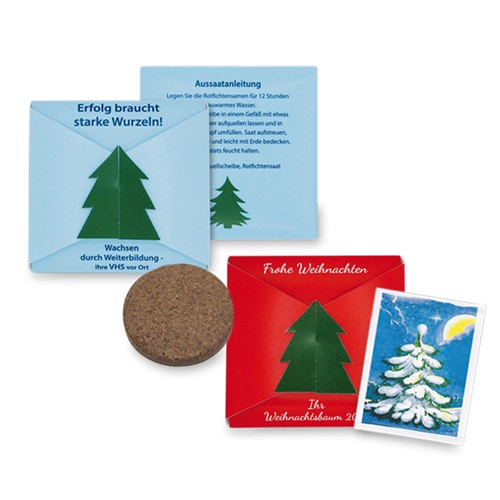 Closure – Fir Tree Seed Card - Cress