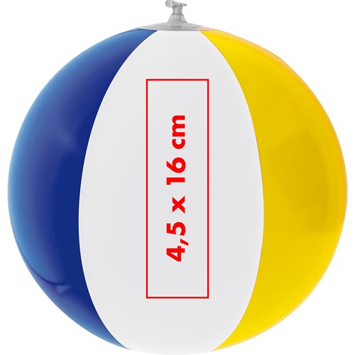 Pelota de playa multicolor