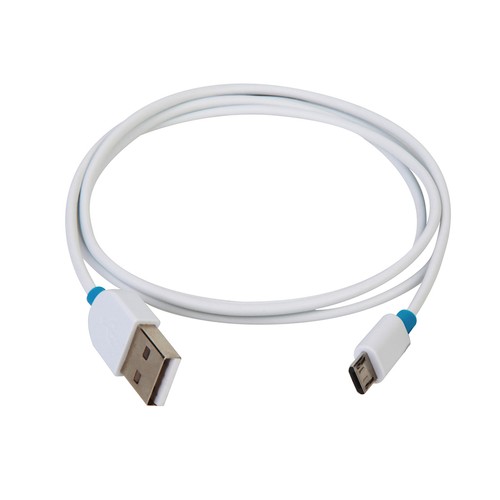 CABLE MICRO USB EN PLASTIQUE POUR RECHARGE