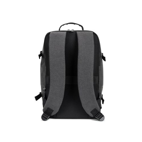 CIES. Backpack developed to fulfil the dimensions required by airlines in high-density 600D recycled polyester