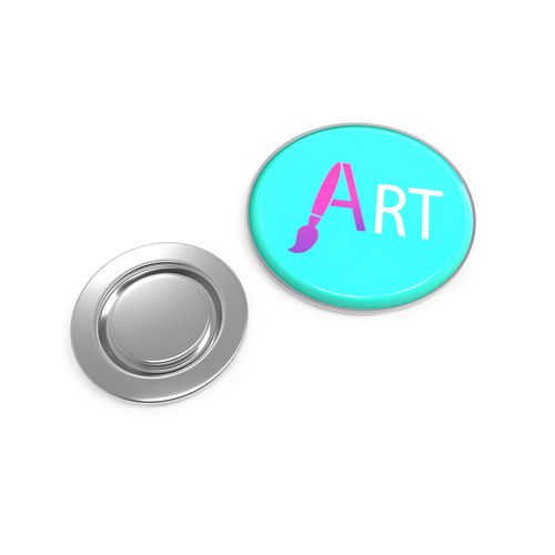 Pin Metal with magnet, Round Pin Metal with magnet, Round