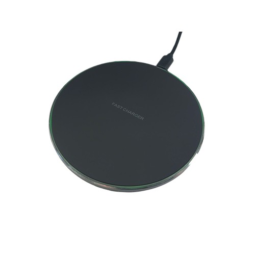 Chargeur sans fil LED Ring 15W Noir
