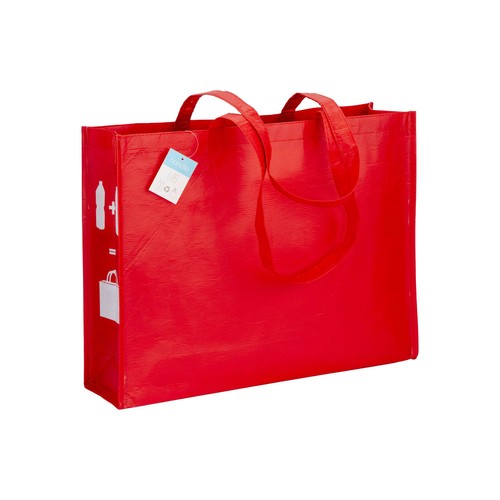 Shopper con fuelle R-PET (plástico reciclado), asas largas Shopper con fuelle R-PET (plástico reciclado), asas largas