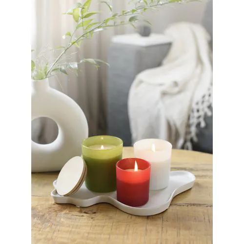 Bougie dans un contenant en verre Lucas Bougie dans un contenant en verre Lucas