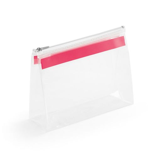 CHASTAIN. Doorzichtig. EVA etui met rits en metalen handvat