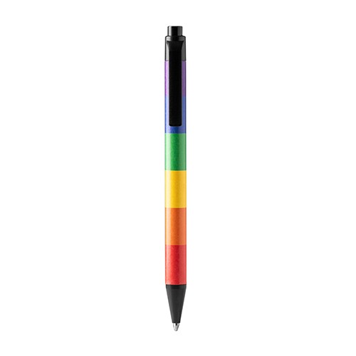 Ballpoint pen with click mechanism, multicolored b Antero