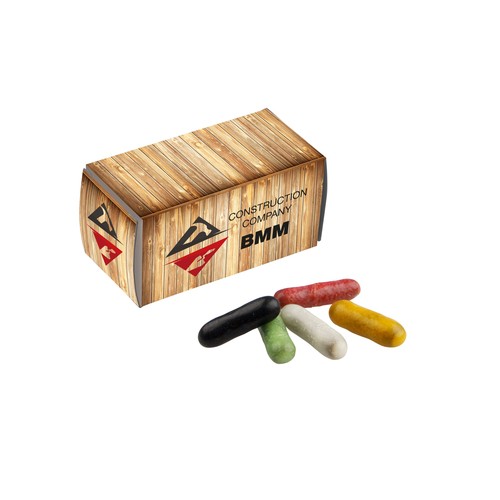 Boîte conteneur remplie de bonbons