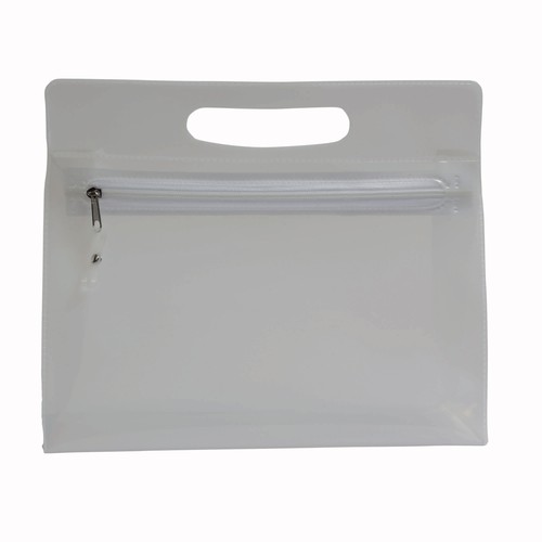 Belleza en PVC con cierre de cremallera y asa Belleza en PVC con cierre de cremallera y asa