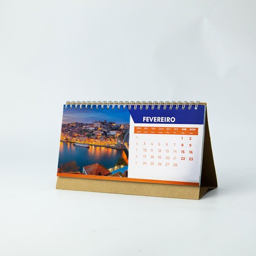 GRAND CALENDRIER ECO BUREAU 13 FEUILLES PERSONNALISABLES