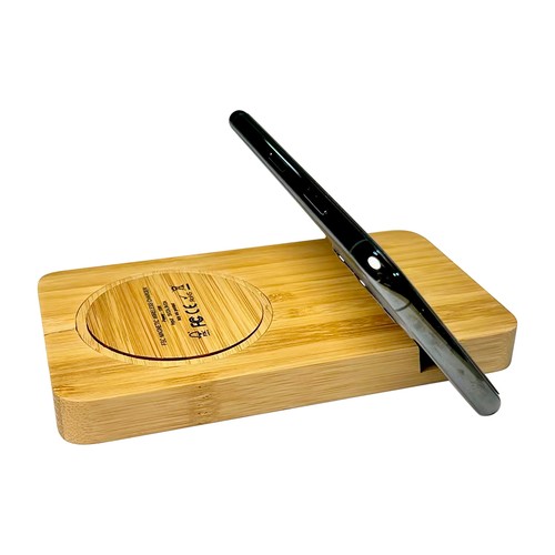 Porte-chargeur magnétique en bambou Everline