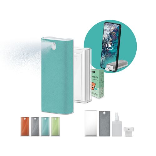 SCREEN CLEANER SPRAY AND SMARTPHONE HOLDER SCREEN CLEANER SPRAY AND SMARTPHONE HOLDER