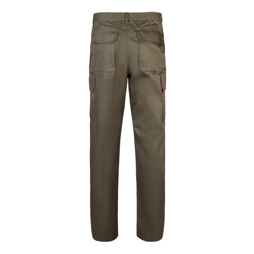 VL MABON. Pantalon sergé, multipoches (200g/m²), en coton (35%) et polyester (65%)