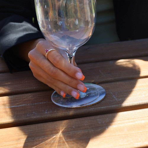 BASE DE TASSE EN LIÈGE 8CM PERSONNALISABLE