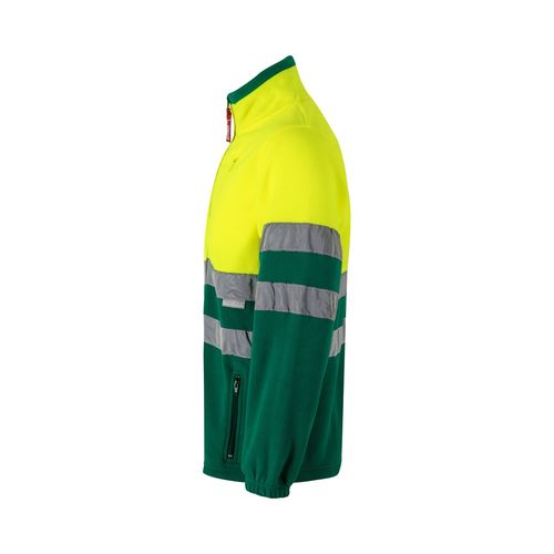 VL EROS. Tweekleurig fleecejack (280g/m²) van polyester (100%)