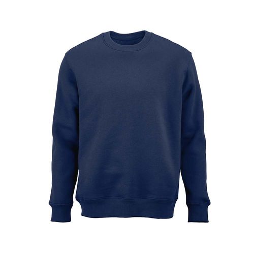 Sweat mixte Nazare col rond. Coton bio, rCotton et rPET. Fabriqué au Portugal