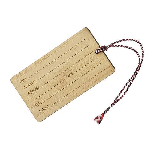 ETIQUETTE BAGAGE BAMBOU FR ETIQUETTE BAGAGE BAMBOU FR