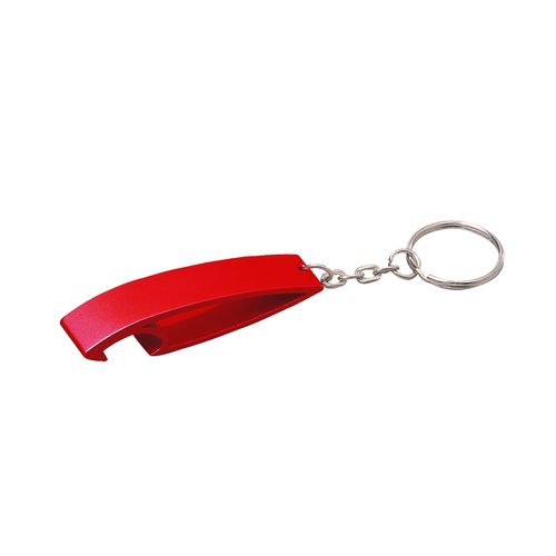 Aluminium key ring with bottle opener