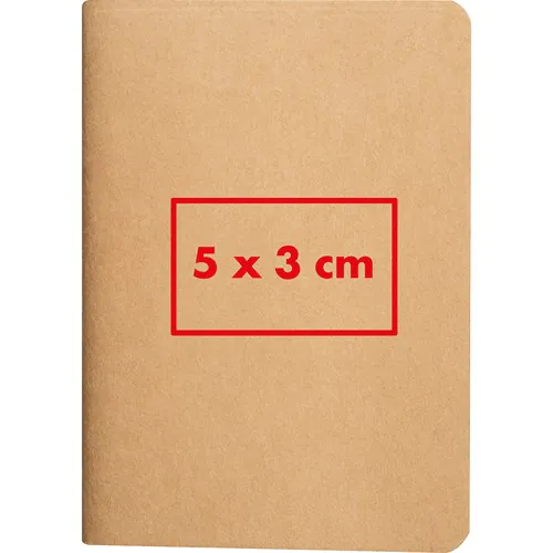 Carnet format B7 en papier recyclé Carnet format B7 en papier recyclé