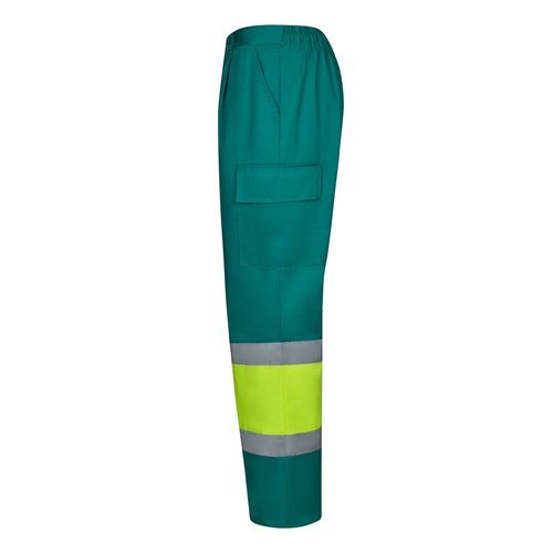 VL ARTEMIS. Pantalon bicolore en sergé (190g/m²), en coton (20%) et polyester (80%)