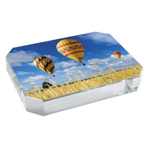 VERRE OCTO/RECTAN SUBLIMATION 90X120X19