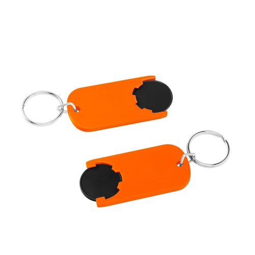 Chiphouder met winkelwagenmuntje 1€ "Alpha"