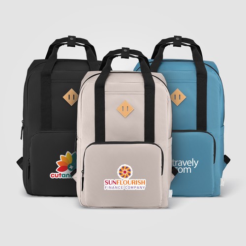 Majesty 300D rPET 38 cm Laptop Adjustable Strap Backpack - 16L Majesty 300D rPET 38 cm Laptop Adjustable Strap Backpack - 16L
