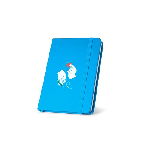 MEYER. Pocket notebook in PU with plain sheets