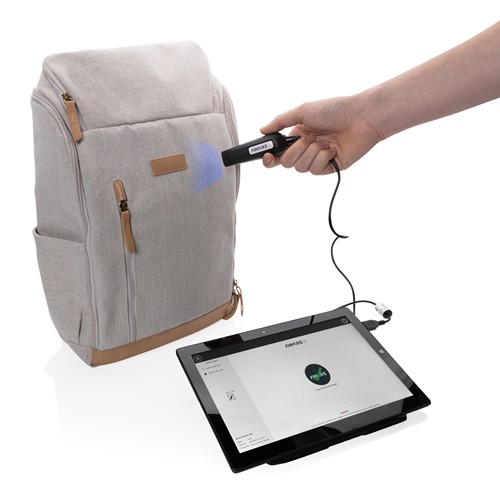 Impact AWARE™ 16 oz. recycled canvas 15" laptop backpack Impact AWARE™ 16 oz. recycled canvas 15" laptop backpack