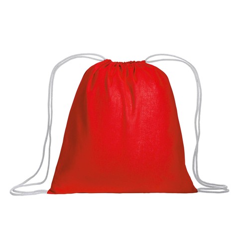 Sac à dos en coton 120 g/m2, avec fermeture à étranglement. Il est certifié OEKO-TEX®. Sac à dos en coton 120 g/m2, avec fermeture à étranglement. Il est certifié OEKO-TEX®.