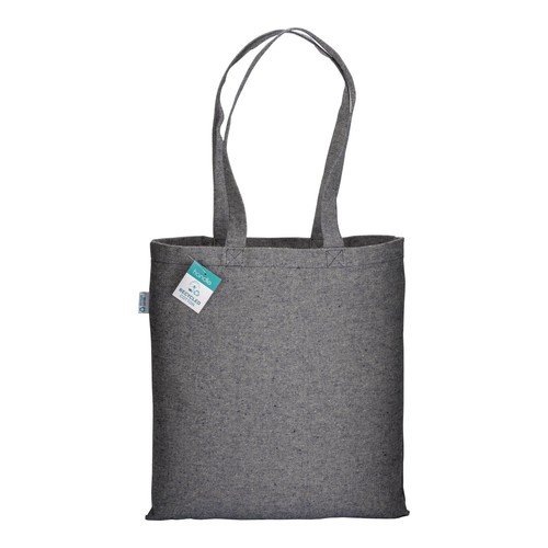 Tote bag en coton recyclé 280 g/m2, anses longues Tote bag en coton recyclé 280 g/m2, anses longues