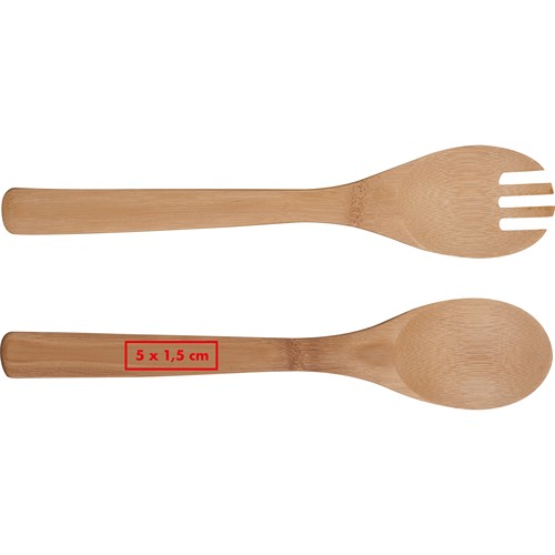 Bamboo salad servers Capua