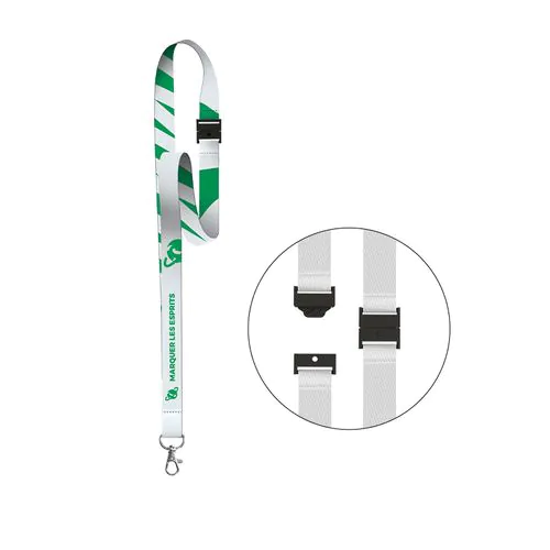 CORDON TOUR DE COU ANTI-ETRANGLEMENT / LANYARD 2X85+10 CM CORDON TOUR DE COU ANTI-ETRANGLEMENT / LANYARD 2X85+10 CM