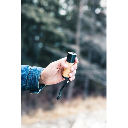 Bamboe- en RCS-gerecycled plastic zaklamp