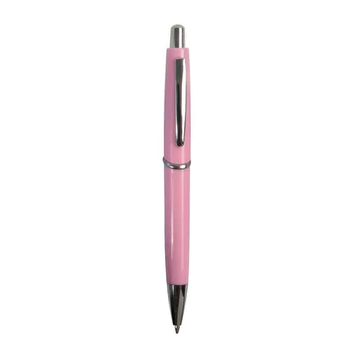 ABS plastic snap pen with coloured barrel and metal clip, jumbo refill ABS plastic snap pen with coloured barrel and metal clip, jumbo refill
