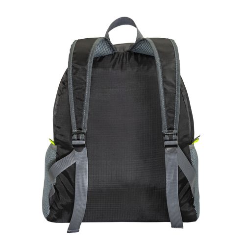 210D polyester ripstop foldable backpack, resealable in a pocket